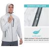 imageLittle Donkey Andy Mens Waterproof Rain Jacket Outdoor Lightweight Rain Shell Coat for HikingGolfTravelD3grayultra Lightweight