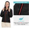 imageLittle Donkey Andy Womens Waterproof Rain Jacket UltraLightweight Rain Shell for Cycling Running BikingE1blackultra Lightweight