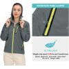 imageLittle Donkey Andy Womens Waterproof Rain Jacket UltraLightweight Rain Shell for Cycling Running BikingE4greyultra Lightweight