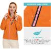 imageLittle Donkey Andy Womens Waterproof Rain Jacket UltraLightweight Rain Shell for Cycling Running BikingE5orangeultra Lightweight