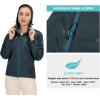 imageLittle Donkey Andy Womens Waterproof Rain Jacket UltraLightweight Rain Shell for Cycling Running BikingE6black Blueultra Lightweight