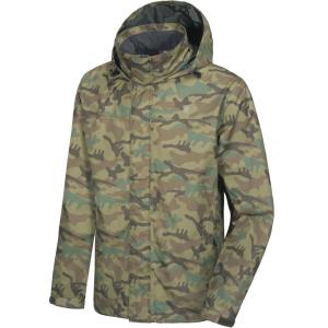 imageLittle Donkey Andy Mens Waterproof Rain Jacket Outdoor Lightweight Rain Shell Coat for HikingGolfTravelA18jungle Camouflage