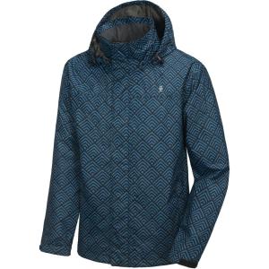 imageLittle Donkey Andy Mens Waterproof Rain Jacket Outdoor Lightweight Rain Shell Coat for HikingGolfTravelA20dark BlueBlue