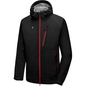 imageLittle Donkey Andy Mens Waterproof Rain Jacket Outdoor Lightweight Rain Shell Coat for HikingGolfTravelD1blackultra Lightweight