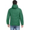 imageLittle Donkey Andy Mens Warm Waterproof Puffer Jacket Hooded Windproof Winter Coat with Recycled InsulationPackablegreen