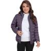 imageLittle Donkey Andy Womens Warm Waterproof Puffer Jacket Hooded Windproof Winter Coat with Recycled InsulationUpgrade Purple Heather