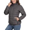 imageLittle Donkey Andy Womens Warm Waterproof Puffer Jacket Hooded Windproof Winter Coat with Recycled InsulationUpgrade Deep Grey Heather