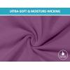 imageLittle Donkey Andy Womens Fleece Lined Thermals Underwear Set Base Layer Long Johns Cold Weather Top BottomPurple