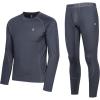 imageLittle Donkey Andy Mens Thermal Underwear Set Performance Base Layer Wicking Active Long Johns Top ampamp Bottom with FlyGrey