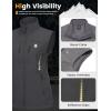 imageLittle Donkey Andy Womens Golf Vest Warm Fleece Lined Sleeveless Jacket for Hiking Travel RunningGray4 Pockets