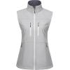 imageLittle Donkey Andy Womens Golf Vest Warm Fleece Lined Sleeveless Jacket for Hiking Travel RunningLight Gray4 Pockets
