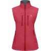 imageLittle Donkey Andy Womens Golf Vest Warm Fleece Lined Sleeveless Jacket for Hiking Travel RunningWatermelon Red4 Pockets