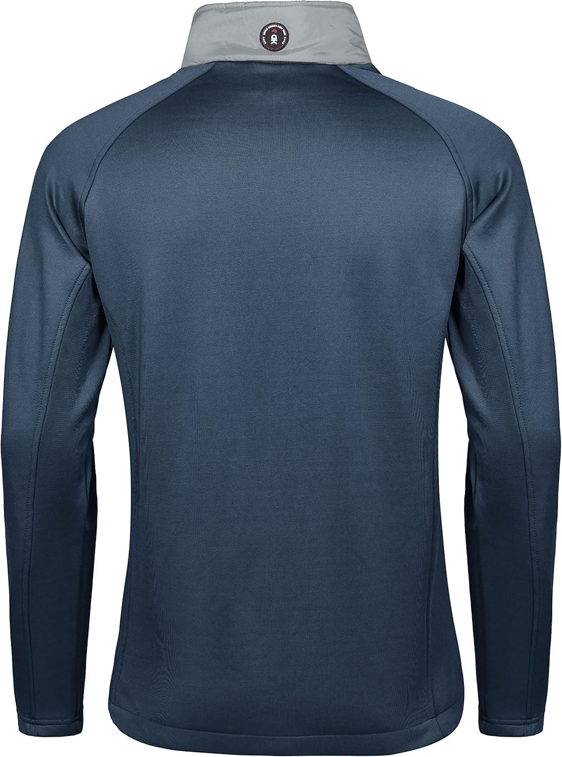 imageLittle Donkey Andy Mens Insulated Hybrid Jacket Quilted Fleece Lined Running Hiking JacketLight Gray