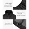 imageLittle Donkey Andy Mens Lightweight Puffer Vest Warm Outdoor Sleeveless Jacket for Golf Hiking RunningBlack