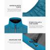 imageLittle Donkey Andy Mens Lightweight Puffer Vest Warm Outdoor Sleeveless Jacket for Golf Hiking RunningBright Blue