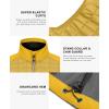 imageLittle Donkey Andy Mens Lightweight Puffer Vest Warm Outdoor Sleeveless Jacket for Golf Hiking RunningMustard Yellow