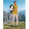 imageLittle Donkey Andy Mens Lightweight Puffer Vest Warm Outdoor Sleeveless Jacket for Golf Hiking RunningMustard Yellow