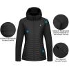 imageLittle Donkey Andy womens Warm CoatHoodedblack