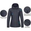 imageLittle Donkey Andy womens Warm CoatHoodedgray