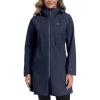 image:imageLittle Donkey Andy Womens Waterproof MidLength Rain Jacket with Hood Windbreaker Coat for Hiking TravelDeep Navy