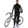image:imageLittle Donkey Andy Mens Waterproof Cycling Vests with Hood Lightweight Reflective Stretch Vest for Cycling RunningBlack