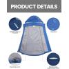 image:imageLittle Donkey Andy Mens Waterproof Cycling Vests with Hood Lightweight Reflective Stretch Vest for Cycling RunningBlue