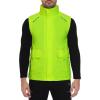 image:imageLittle Donkey Andy Mens Waterproof Cycling Vests with Hood Lightweight Reflective Stretch Vest for Cycling RunningFluorescent Yellow