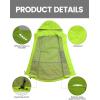 image:imageLittle Donkey Andy Mens Waterproof Cycling Vests with Hood Lightweight Reflective Stretch Vest for Cycling RunningFluorescent Yellow