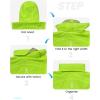 image:imageLittle Donkey Andy Mens Waterproof Cycling Vests with Hood Lightweight Reflective Stretch Vest for Cycling RunningFluorescent Yellow