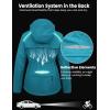 image:imageLittle Donkey Andy Womens Lightweight Packable Cycling Jacket Waterproof Windbreaker for Running amp BikingBright Blue