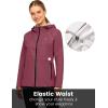 image:imageLittle Donkey Andy Womens Lightweight Packable Cycling Jacket Waterproof Windbreaker for Running amp BikingDark Red