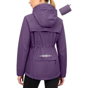 image:imageLittle Donkey Andy Womens Lightweight Packable Cycling Jacket Waterproof Windbreaker for Running amp BikingPurple