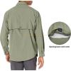 image:imageLittle Donkey Andy Mens UPF 50 UV Protection Shirt Long Sleeve Fishing Shirt Breathable and Fast DryTea