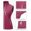 image:imageLittle Donkey Andy Womens Lightweight Quick Dry Vest Summer Windproof Sleeveless Elastic Jacket for Golfing Cycling RunningRose