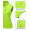image:imageLittle Donkey Andy Womens Lightweight Quick Dry Vest Summer Windproof Sleeveless Elastic Jacket for Golfing Cycling RunningYellow