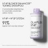 imageOlaplex No 4P Blonde Enhancer Purple Toning Shampoo Repairs Hydrates ampamp Brightens All Blonde Lightened ampamp Grey Hair 85 fl oz