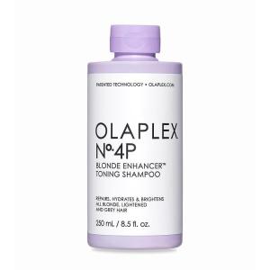 imageOlaplex No 4P Blonde Enhancer Purple Toning Shampoo Repairs Hydrates ampamp Brightens All Blonde Lightened ampamp Grey Hair 85 fl oz