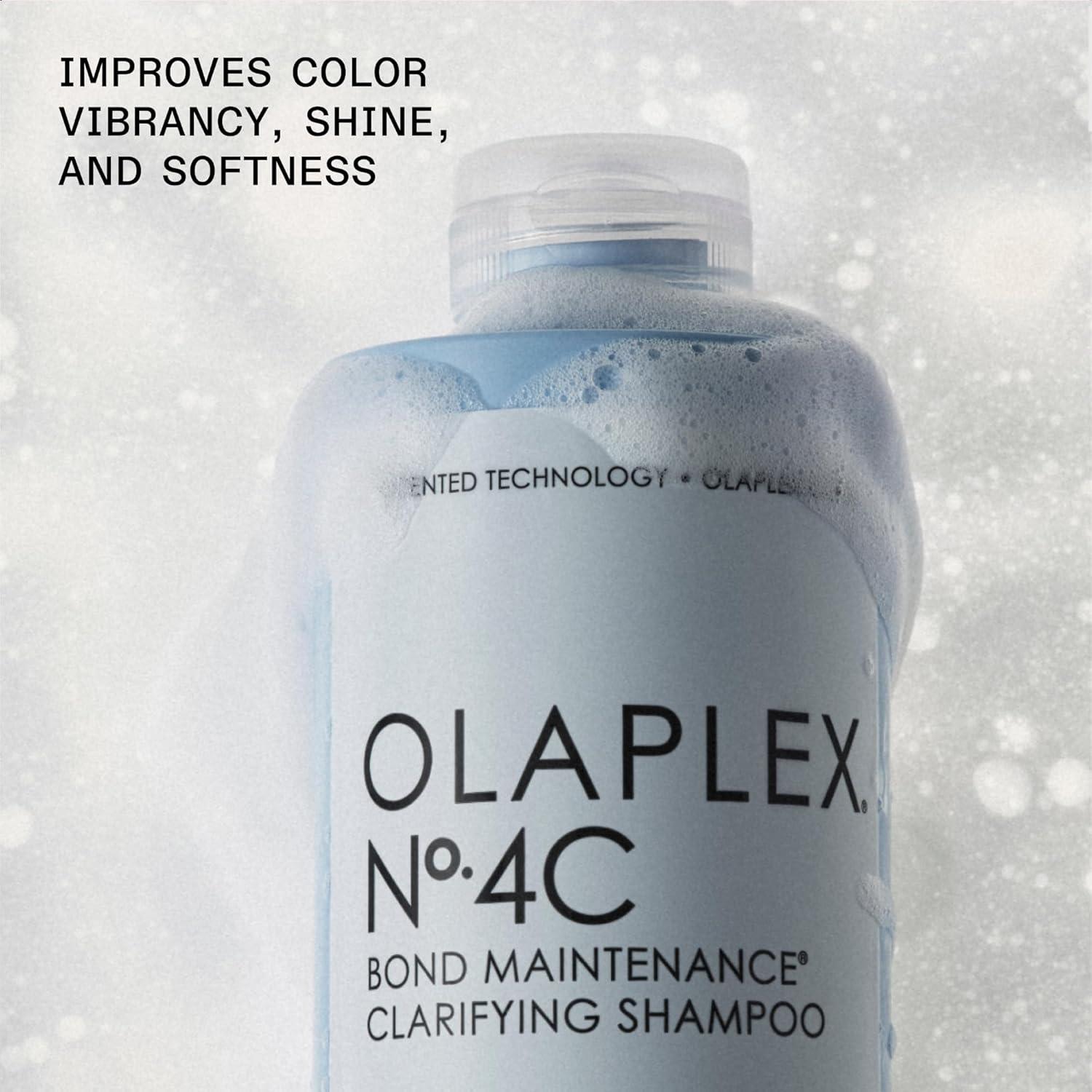 imageOlaplex N4C Bond Maintenance Clarifying Shampoo Deep Cleans Softens Restores Shine ampamp Clarity For All Hair Types Experiencing Product Buildup or Excess Oil 1 Liter