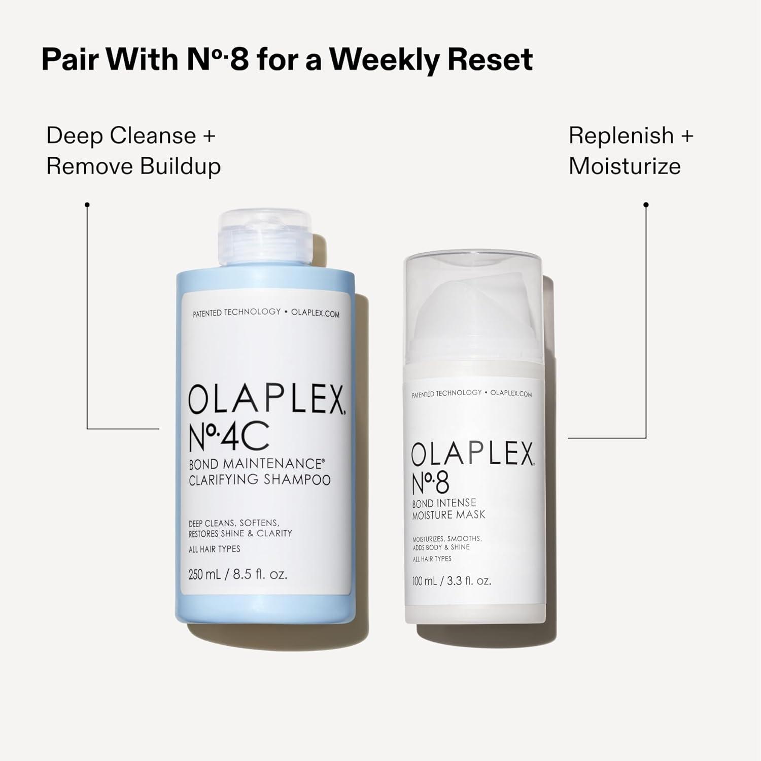 imageOlaplex N4C Bond Maintenance Clarifying Shampoo Deep Cleans Softens Restores Shine ampamp Clarity For All Hair Types Experiencing Product Buildup or Excess Oil 1 Liter