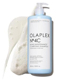 imageOlaplex N4C Bond Maintenance Clarifying Shampoo Deep Cleans Softens Restores Shine ampamp Clarity For All Hair Types Experiencing Product Buildup or Excess Oil 1 Liter