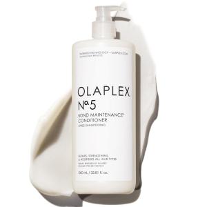 imageOlaplex No 5 Bond Maintenance Conditioner Repairs Strengthens ampamp Nourishes All Hair Types Leaving Hair Feeling Soft ampamp Adds Shine 338 fl oz