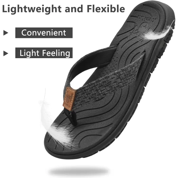 KuaiLu Women's Non-Slip Casual Flip Flop Thong Sandals