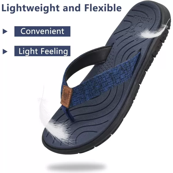 KuaiLu Women's Non-Slip Casual Flip Flop Thong Sandals
