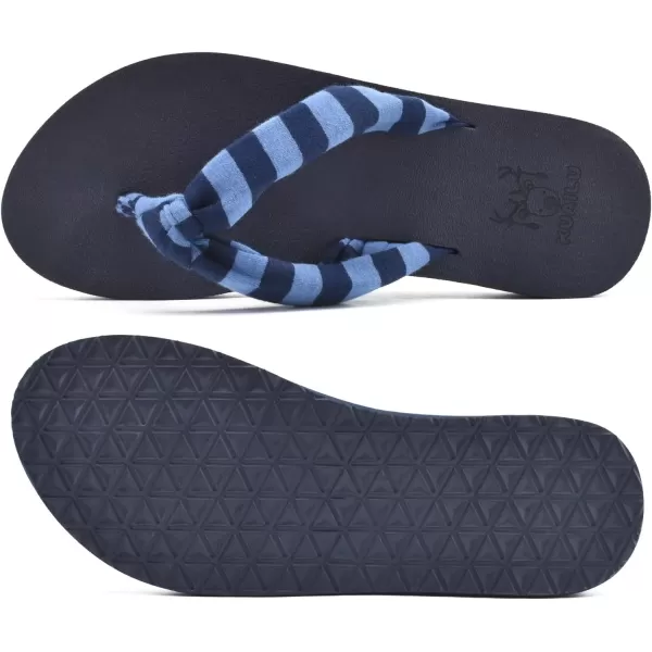 KuaiLu Women's Yoga Foam Flip Flops with Arch Support Thong Sandals Non-Slip