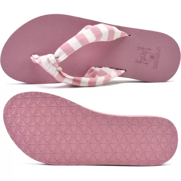 KuaiLu Women's Yoga Foam Flip Flops with Arch Support Thong Sandals Non-Slip