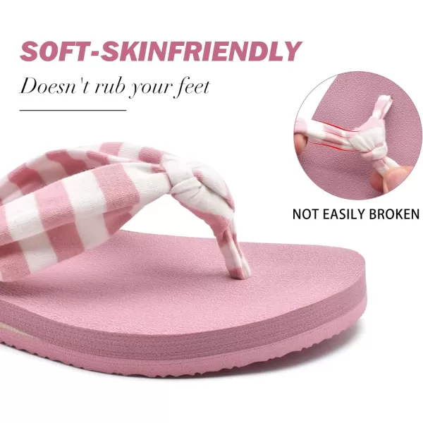 KuaiLu Women's Yoga Foam Flip Flops with Arch Support Thong Sandals Non-Slip