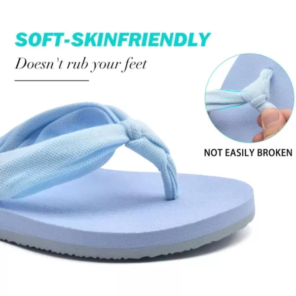 KuaiLu Women's Yoga Foam Flip Flops with Arch Support Thong Sandals Non-Slip
