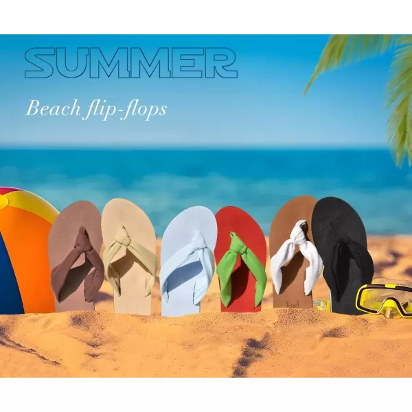 KuaiLu Women's Yoga Foam Flip Flops with Arch Support Thong Sandals Non-Slip