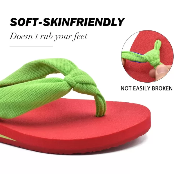 KuaiLu Women's Yoga Foam Flip Flops with Arch Support Thong Sandals Non-Slip