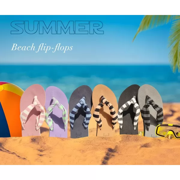 KuaiLu Women's Yoga Foam Flip Flops with Arch Support Thong Sandals Non-Slip